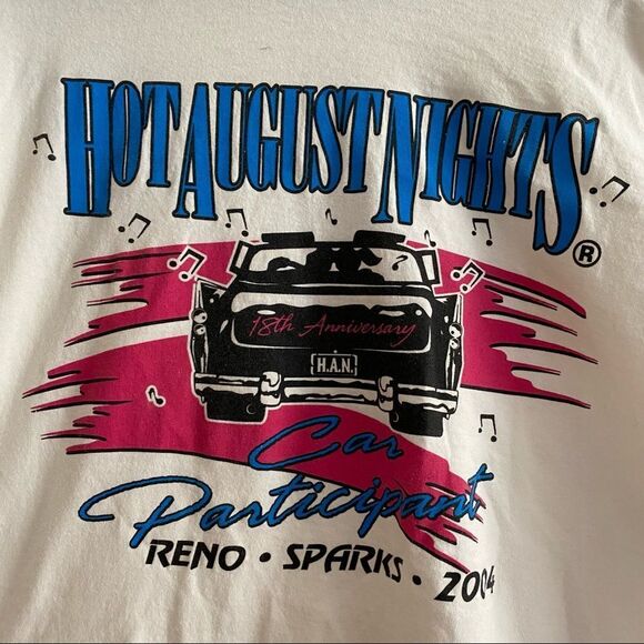 🍄 Hot August Nights Graphic Old Car Tee - Picture 1 of 6